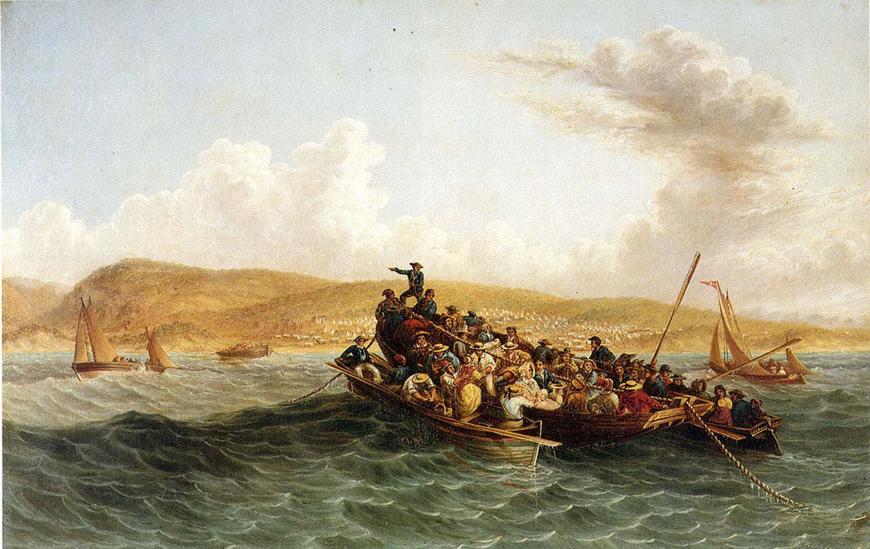 The British Settlers Landing in Algoa Bay